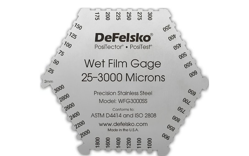 Thước đo độ dày sơn DeFelsko WFG3000SS nhỏ gọn, dễ thao tác