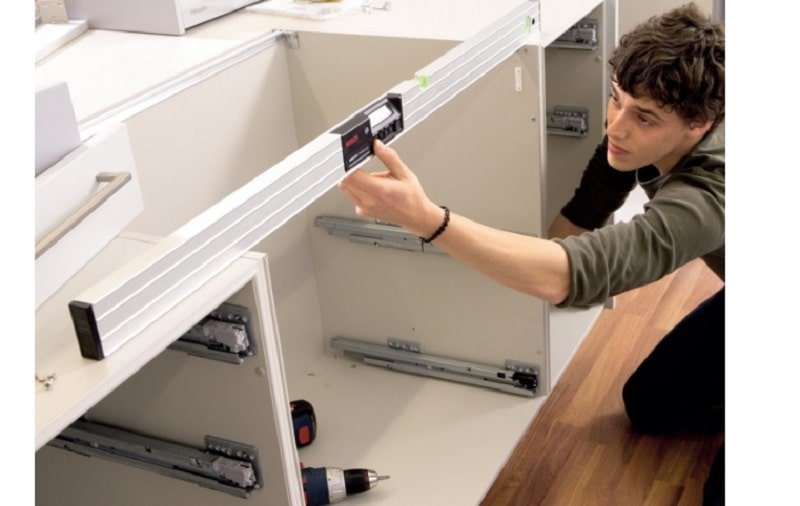 Bosch DNM 120L có khả năng đo ở khoảng 360 ° Bosch DNM 120L có khả năng đo ở khoảng 360 °