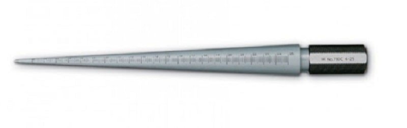 Thước đo khe hở hình nón Niigata TPG-710A được làm thép SK có độ cứng cao Thước đo khe hở hình nón Niigata TPG-710A được làm thép SK có độ cứng cao