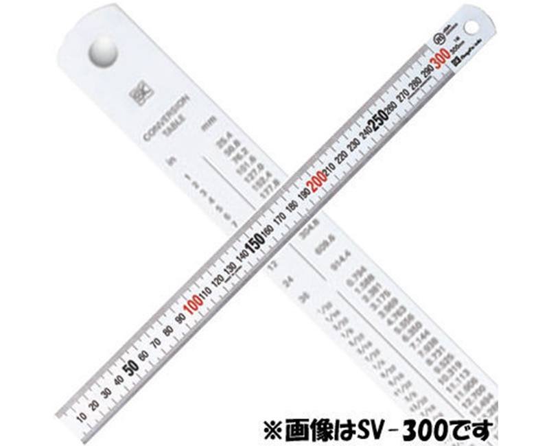 Thước lá inox mạ nhũ bạc 15cm Niigata SV-150