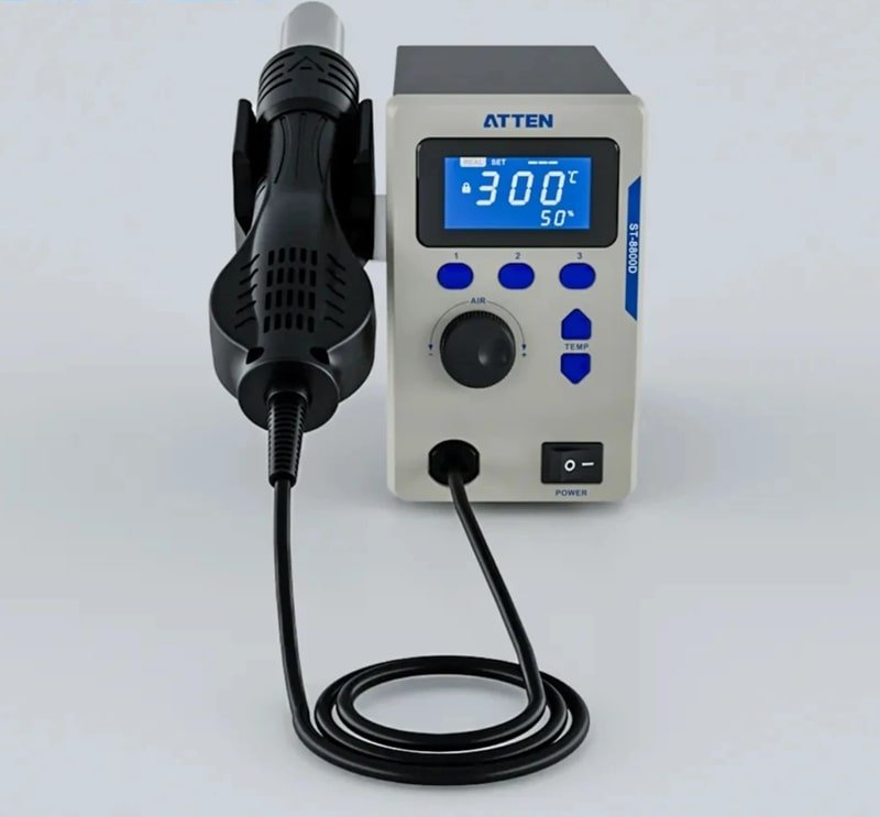 Trạm khò nóng Atten ST-8800D mang thiết kế nhỏ gọn, đa tính năng Trạm khò nóng Atten ST-8800D mang thiết kế nhỏ gọn, đa tính năng