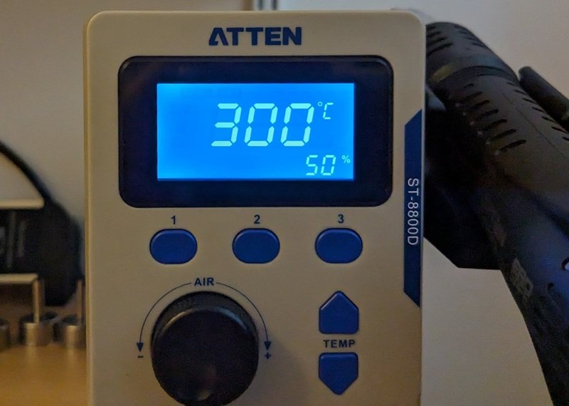 Atten ST-8800D khò nhiệt nhanh, hiệu suất cao Atten ST-8800D khò nhiệt nhanh, hiệu suất cao