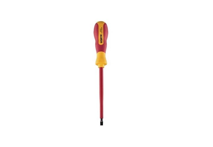 Tuốc nơ vít dẹp 3x100mm VDE cách điện 1000V Sata 61312 Tuốc nơ vít dẹp 3x100mm VDE cách điện 1000V Sata 61312