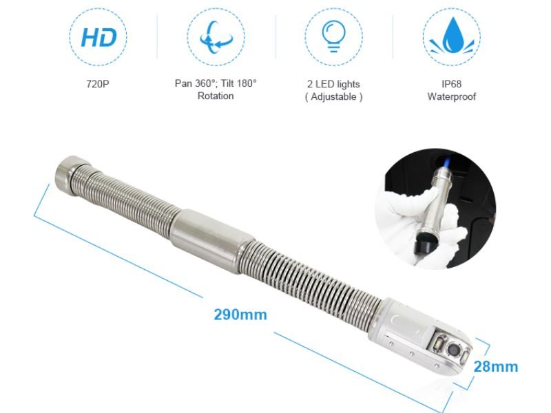Wopson WPS-FH2-C28PT sở hữu camera có khả năng xoay linh hoạt