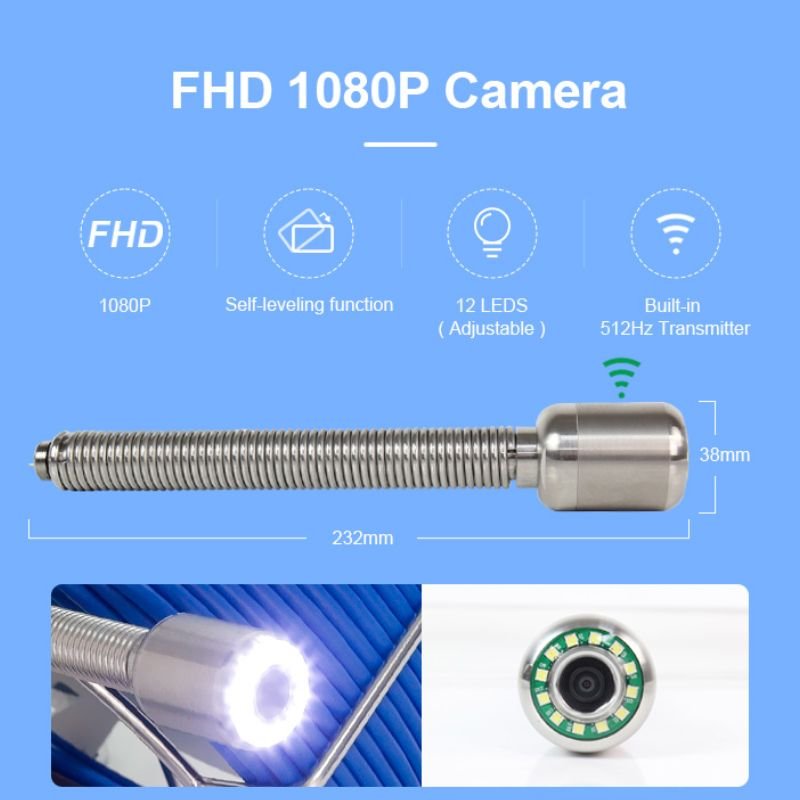 Wopson WPS-FH2-C38FH sở hữu camera đường kính 38mm, Full HD độ phân giải cao