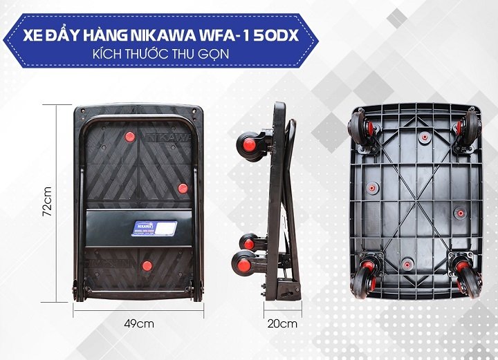 Xe đẩy hàng Nikawa WFA-150DX Xe đẩy hàng Nikawa WFA-150DX