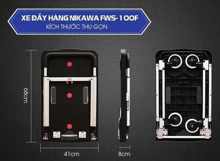 Xe đẩy hàng Nikawa FWS-100F Xe đẩy hàng Nikawa FWS-100F