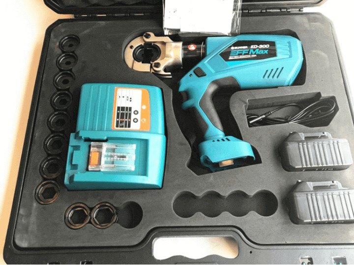 Bộ sản phẩm kìm ép cos thuỷ lực dùng pin Zupper ED-300