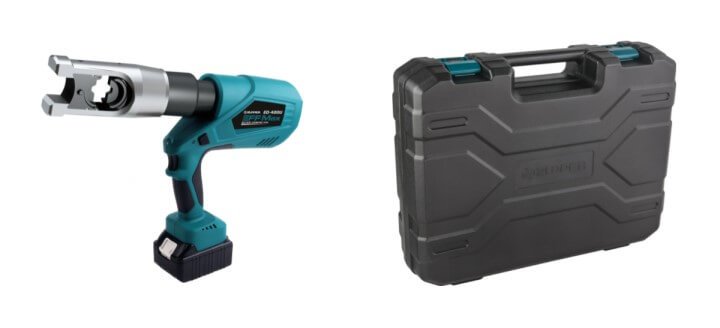 Kìm bấm cos thuỷ lực Zupper ED-400U Máy bấm cos thuỷ lực gọn nhẹ, tiện lợi khi di chuyển