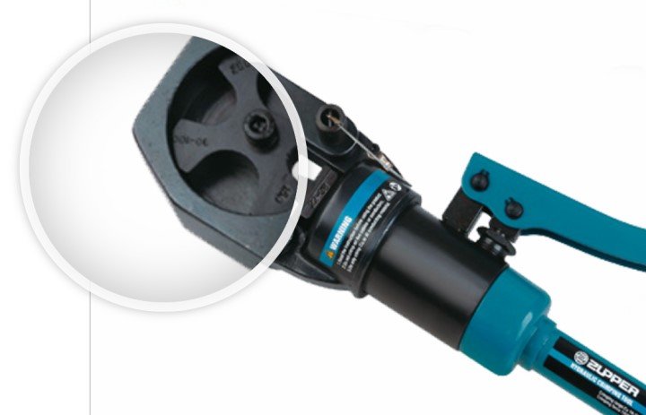 ZUPPER KDG-200A Đầu ép cos của KDG-200A được tích hợp sẵn các khoảng ép