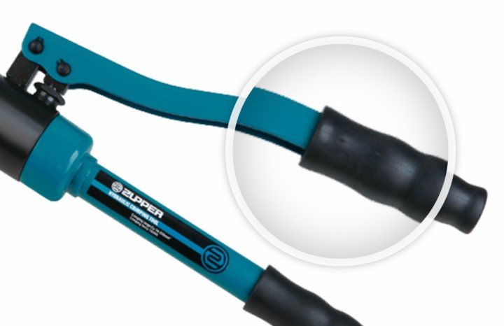 ZUPPER KDG-200A Vị trí kìm tay êm ái, giúp người sử dụng thoải mái hơn khi thao tác