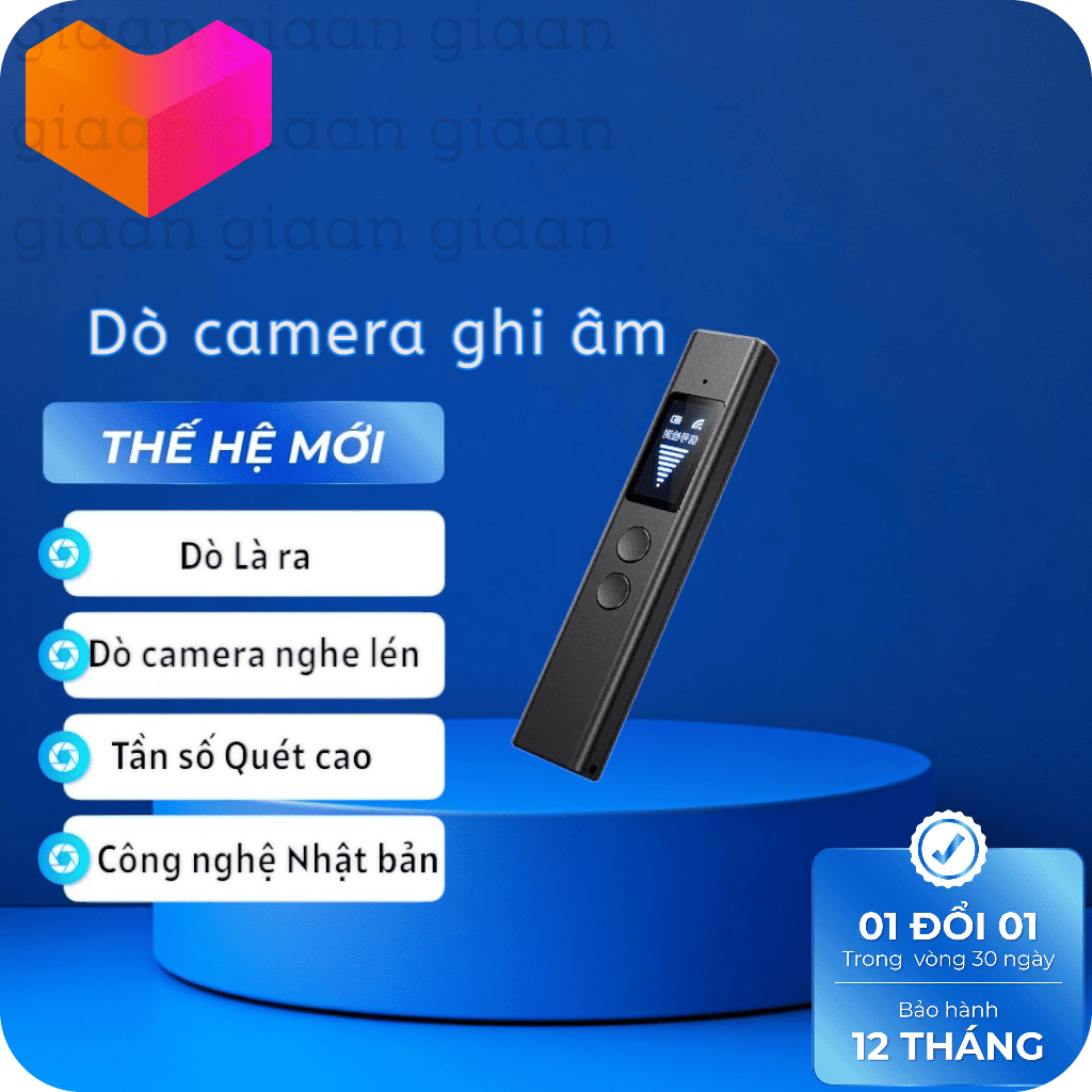 Máy dò Ghi Âm, Camera Siêu Nhanh D2 ( hàng nhật )