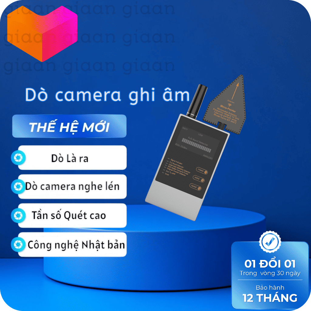 Máy dò Định vị Camera Ghi Âm WT10 Bản Pro